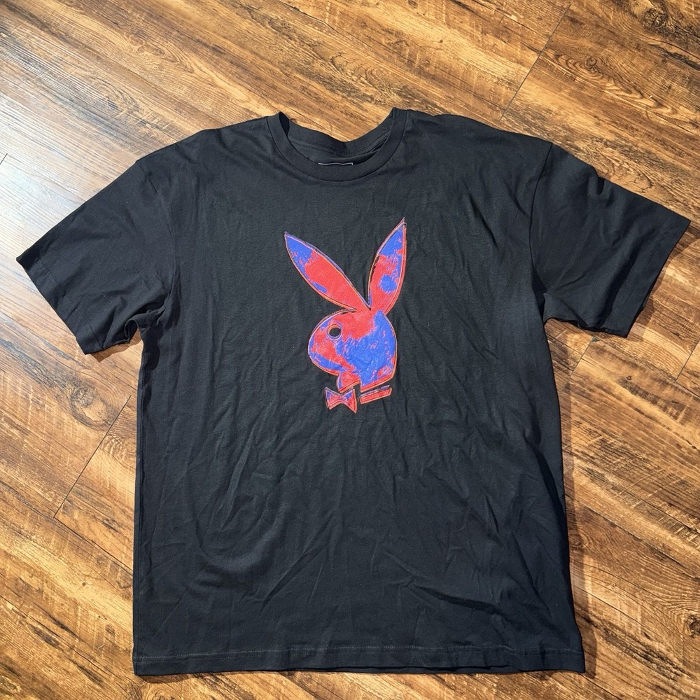 Playboy XL Men's Large Bunny Logo Short Sleeve Tee